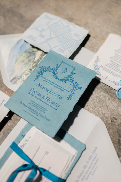 Wedding Stationary for a Hudson Valley Wedding