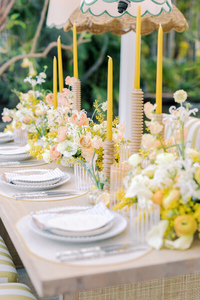 Tablescape details from a Bay Area, CA Wedding
