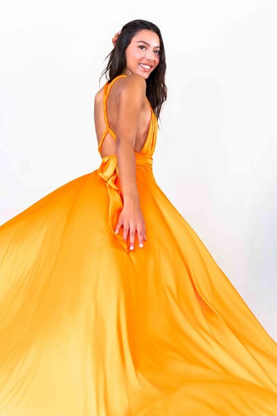 Flying Dress Orange