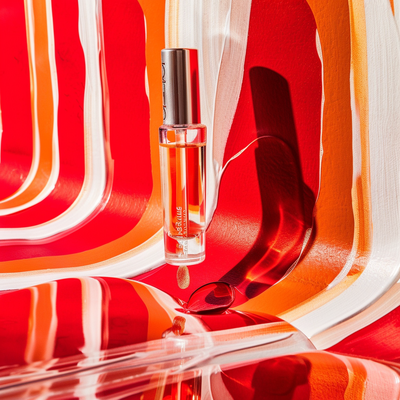 Vibrant Perfume Product in Pop Art Shop Symbolizing Bold Fragrance