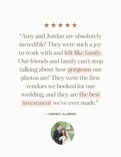 05 Wedding Pricing Guide Client Review