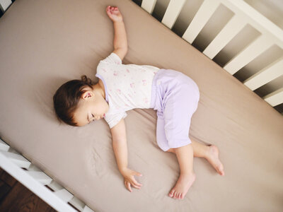 Sleeping toddler