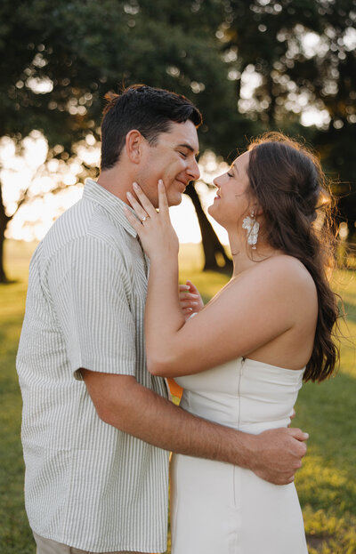 Engagement photos at glory farms in foley, Alabama