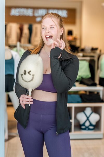 Brand activation photography in Orlando for Fabletics retail marketing campaign