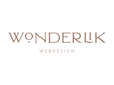 Logo Wonderlik Webdesign Wit
