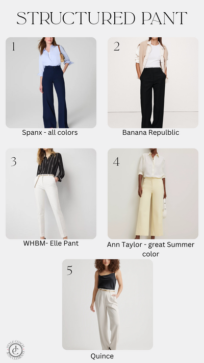 Tailored Trouser selection for women 40+ 
