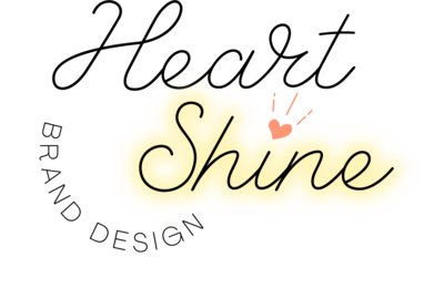 Heart Shine Brand Design logo