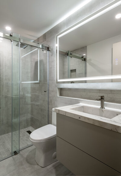 Olivera Bathroom design by SJ Design and Build