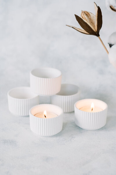 Small Tea Light Candle Holder for Home or Wedding Decor