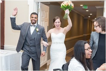 couple announced at reception at the commerce club