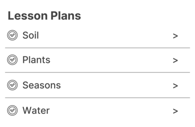 Lesson plans for gardening topic for preschool kids.