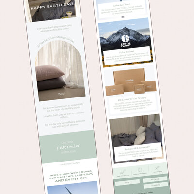 Newsletter design for Touche
