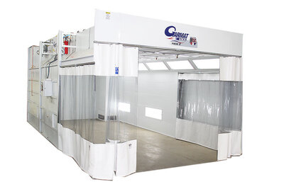 tier i prep spray booth