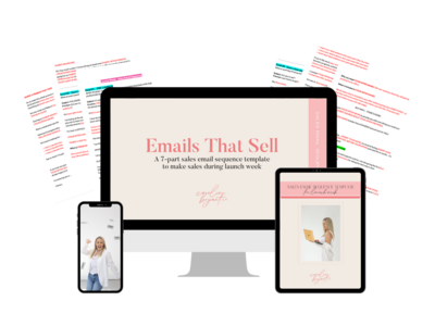 Sales Emails Made Easy by Caroline For Systems and Workflow Magic Bundle