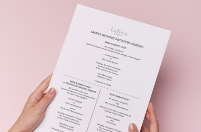 wedding etiquette for invitations by liz theal designs