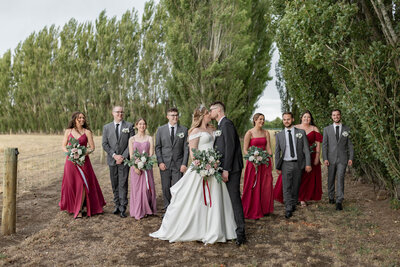 Wedding Photography Larcomb Vineyard Christchurch New Zealand