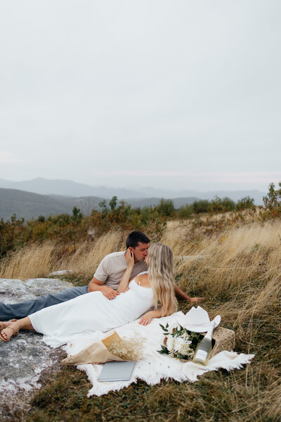Intimate engagement session with storytelling emotion.