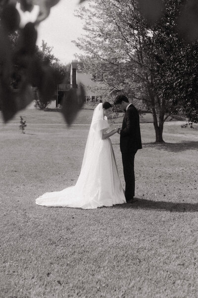 Editorial wedding portrait with cinematic light and poetic storytelling.