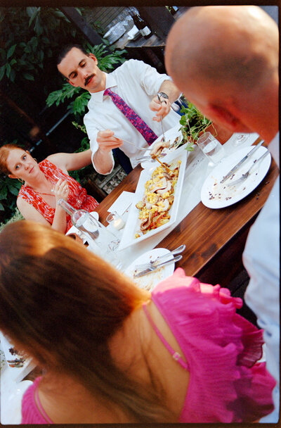 Wedding photo film candid documentary portland oregon seattle california dinner corson building