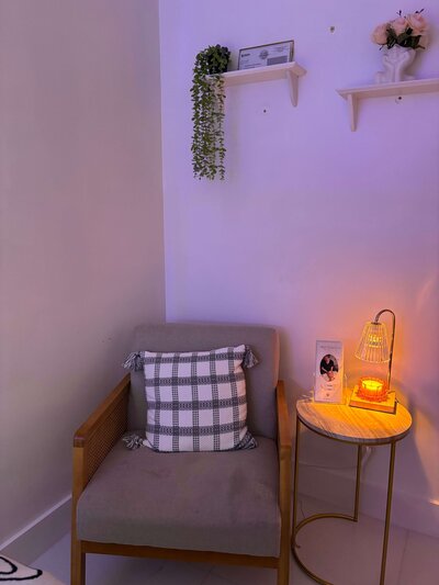 Studio seating area