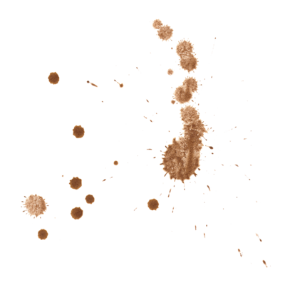 Coffee stain illustration
