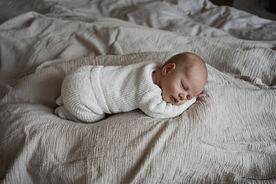 slapende baby, newborn shoot.