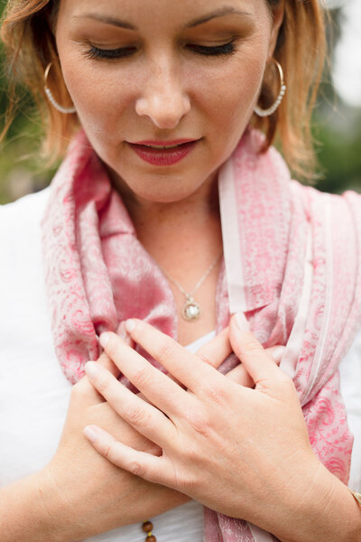 woman heart-centered healer
