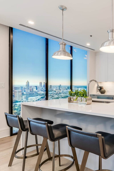 Crosby Design Group designed the sales gallery for Seven88 Midtown High Rise