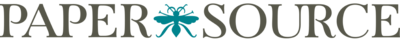 Paper Source Logo, where Erin Eileen Fine Stationery is featured
