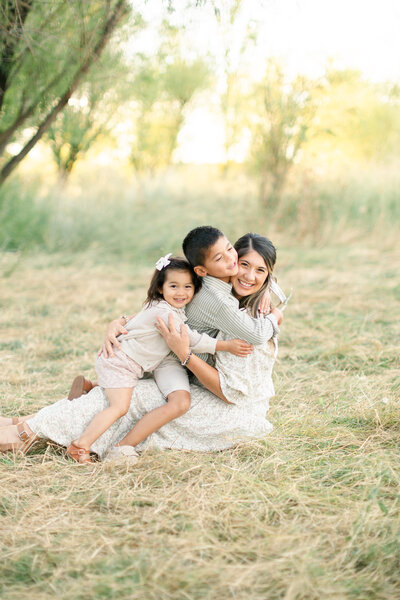 Mother and child family photo session in Utah, showcasing love and bonding, by Kamee Valdez Photo