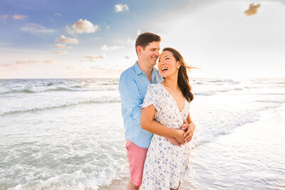 Florida beach engagement and couple photographer