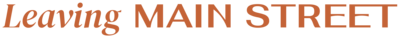 Leaving Main Street Logo Orange