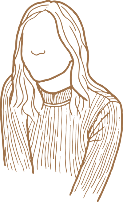 hand illustrated woman