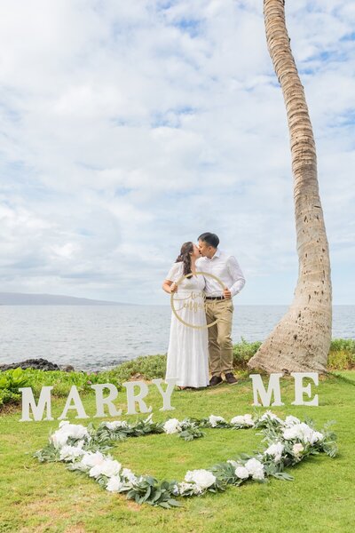 Maui Proposal Photographer in Wailea