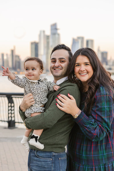 Hoboken Waterfront Family Photo