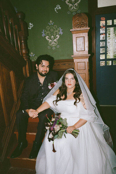 romantic, editorial image of a bride and groom under the veil at their wedding at Casa Blanca in Round Rock, TX captured by Los Angeles and Austin documentary wedding photographer