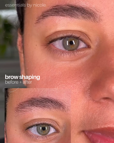 Brow shaping results for defined, natural-looking shape by best brow artist in springfield massachusetts