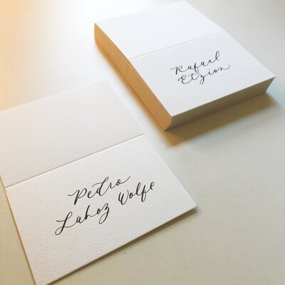 Place-cards-calligraphy