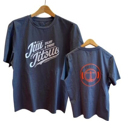 Adult Jiu Jitsu Graphic Tee Blue