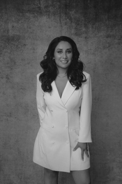 Monica Portrait B&W | Nicole Chapman Design