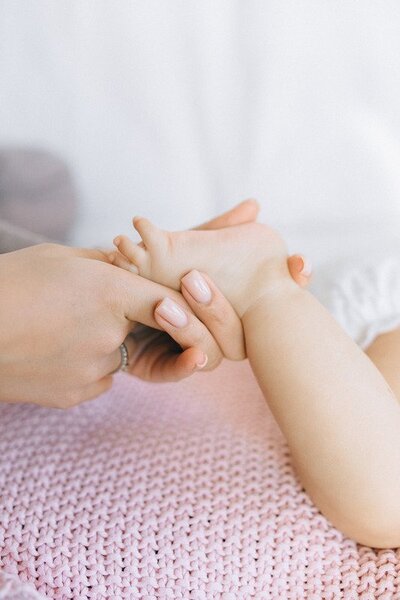 Soul Blossom baby massage  classes Blossom Tot's gentle intuitive touch