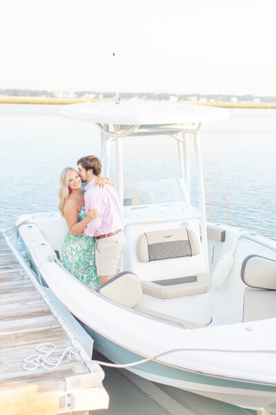 Boat Engagement Photos