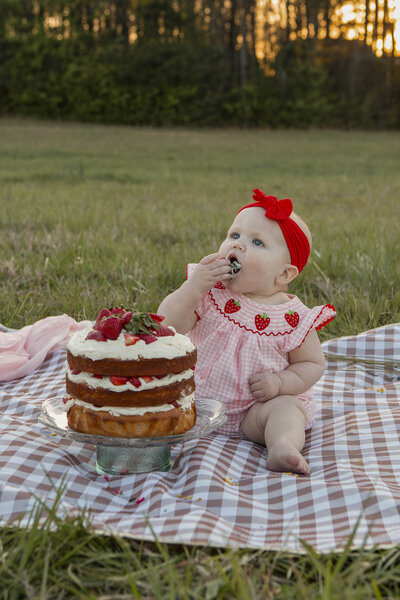 cake smash photoshoot atlanta
