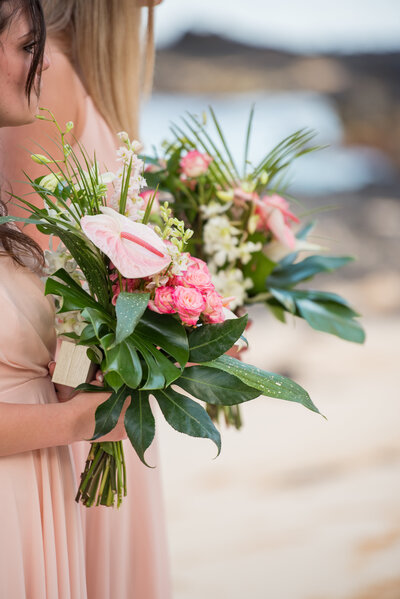 Maui island beach wedding ceremony
