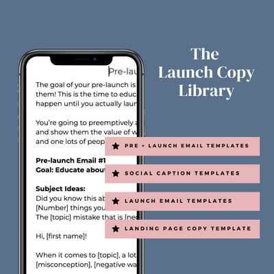 The Launch Copy Library