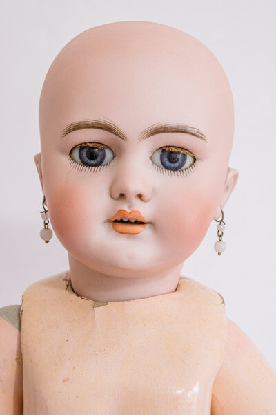 Antique Bisque Doll Marked H 1/2