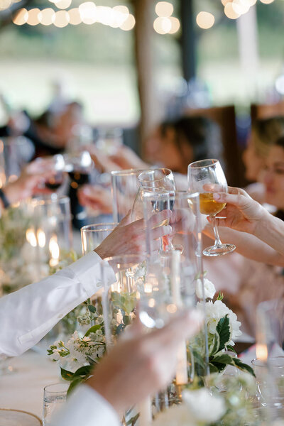 Wedding reception toasts