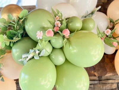 Balloon Installation inside engagement party