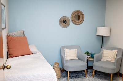 New Braunfels birth center prenatal exam room