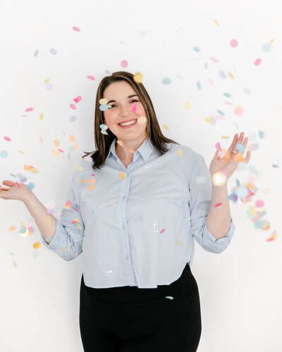 flat lay image of samples for a photo album